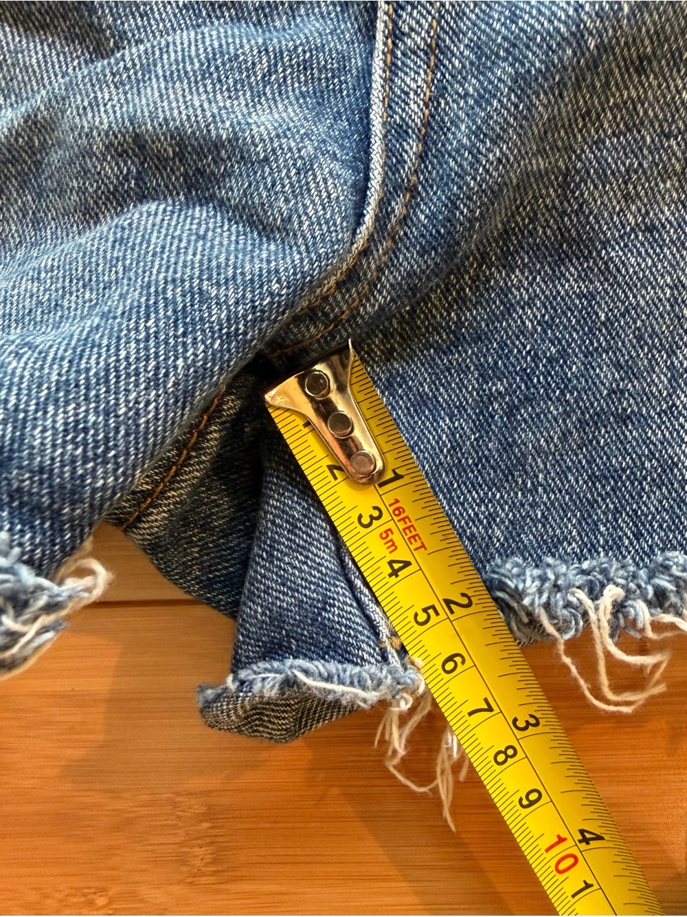 PacSun High Rise Icon Denim Shorts — Size 24 - Picture 8 of 9